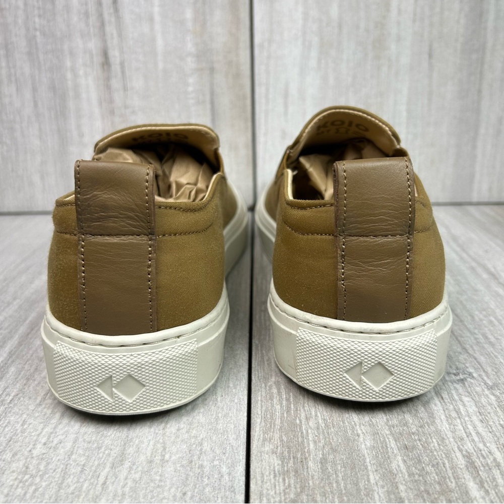 KOIO Garda Brown Casual Slip On Loafer Sneaker Shoes Made in Italy Mens Size 7 - Picture 7 of 10